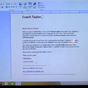 Softball Recruiting Tutorial - Video 1: Emails to College Coaches PART 1 - YouTube