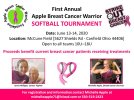 First Annual Apple Breast Cancer Warrior Softball Tournament Flyer.jpg