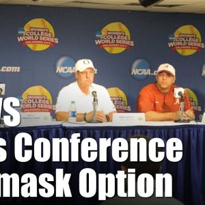 2015 WCWS | Press Conference Session 1 | Coaches Thoughts on Softball Facemasks - YouTube