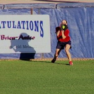 Softball How to Field Fly Balls with Mike Candrea - YouTube