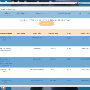 Tutorial Added Tournaments to your favorite list