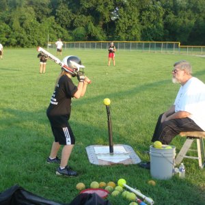 Howard At A Practice With One Of Our Younger Teams