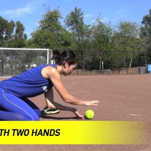 Softball Fielding Drills: Triangles - YouTube