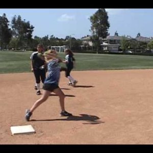 Infield Drill: Double Play from SS & 2nd: Quick Hands: Softball - YouTube