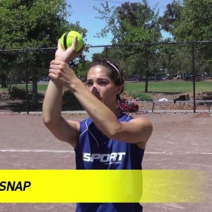 Softball Throwing Drills: One-knee Snaps & The Figure-eight - YouTube