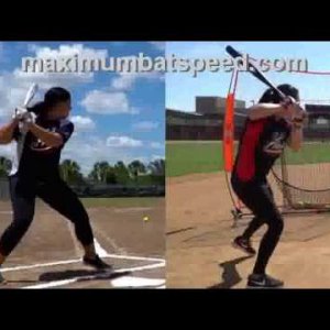 Sierra Romero & Lauren Chamberlain-Drill To Avoid Long Swing/Bat Drag - YouTube