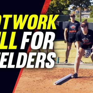 Footwork Drill for Infielders - Oklahoma State University Head Softball Coach Kenny Gajewski - YouTube