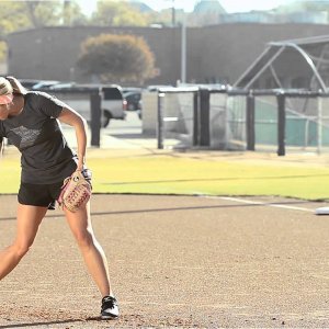 Softball Pitching Drills: 3/4 drill - Amanda Scarborough - YouTube